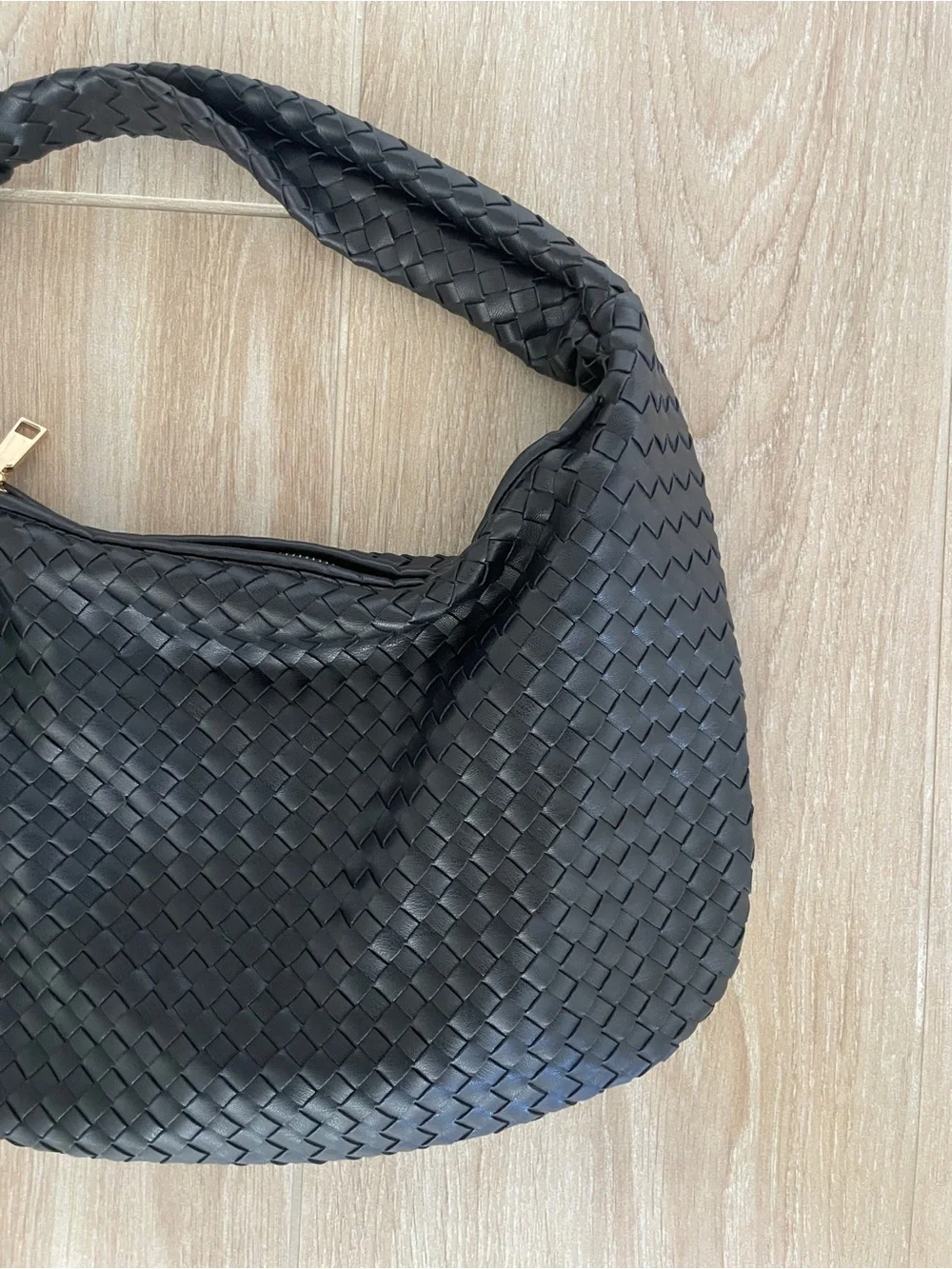 Anthropologie Melie Bianco Brigitte Large Faux Leather Shoulder Bag EUC Hobo Bag